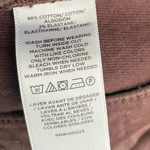 LOFT the Wide Leg Jeans Womens size 12/31 Brown - Picture 9 of 9